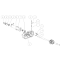 Achslager (links) O80-1488-156-00 ORIGINAL OREC