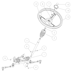 Arbre de direction supérieur CMP (RM83G) O0316-81200 Pièce d'origine OREC | Newgardenstore.eu