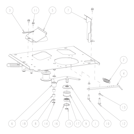 CMP Drive Tension Arm (RM83G) O0316-40100 ORIGINAL OREC | Newgardenstore.eu