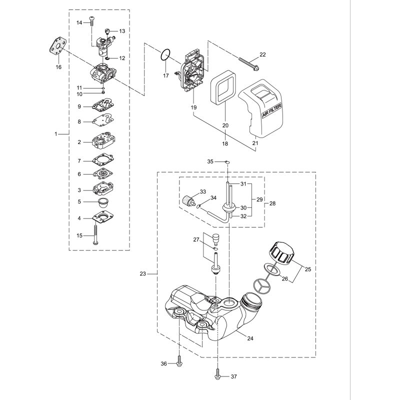 Carburetor Ass'y KR276663 ORIGINALE K-JAPAN
