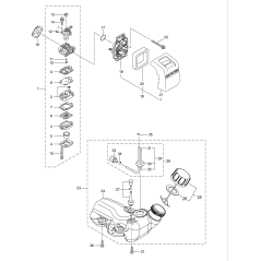Vergaserbaugruppe KR276323 ORIGINAL K-JAPAN | Newgardenstore.eu