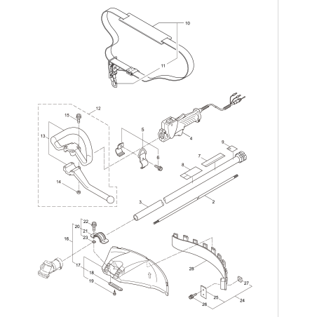 Safety CoverAss'y KR235700 ORIGINALE K-JAPAN | Newgardenstore.eu