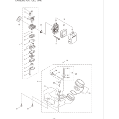 Serbatoio Carburante KR282250 ORIGINALE K-JAPAN | Newgardenstore.eu