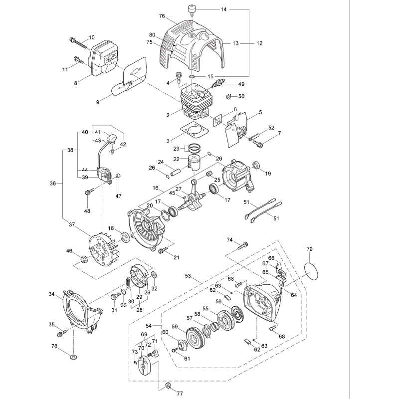 Return Spring KR262637 ORIGINALE K-JAPAN