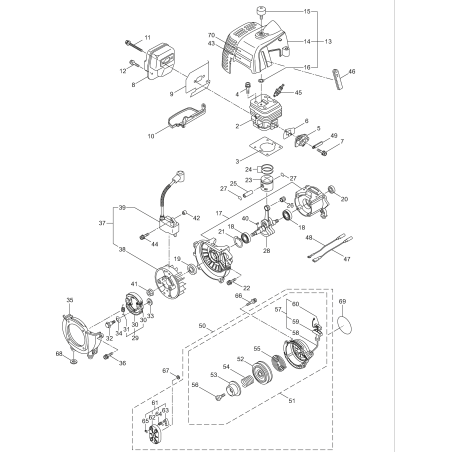 Vis de fixation d'origine K-JAPAN KR286295 | Newgardenstore.eu