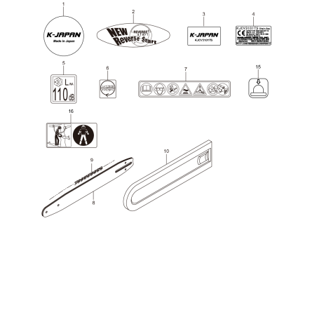CATENA OREGON 3/8.050 1,3 AGR2507000 ORIGINALE K-JAPAN | Newgardenstore.eu