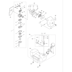 Vergaserbaugruppe KR282528 ORIGINAL K-JAPAN | Newgardenstore.eu
