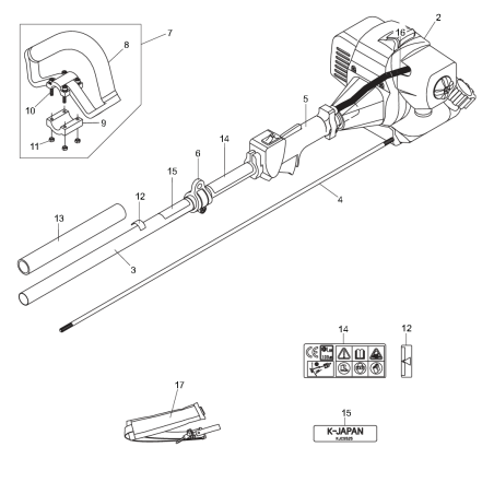 Moteur KR425397 ORIGINAL K-JAPAN | Newgardenstore.eu