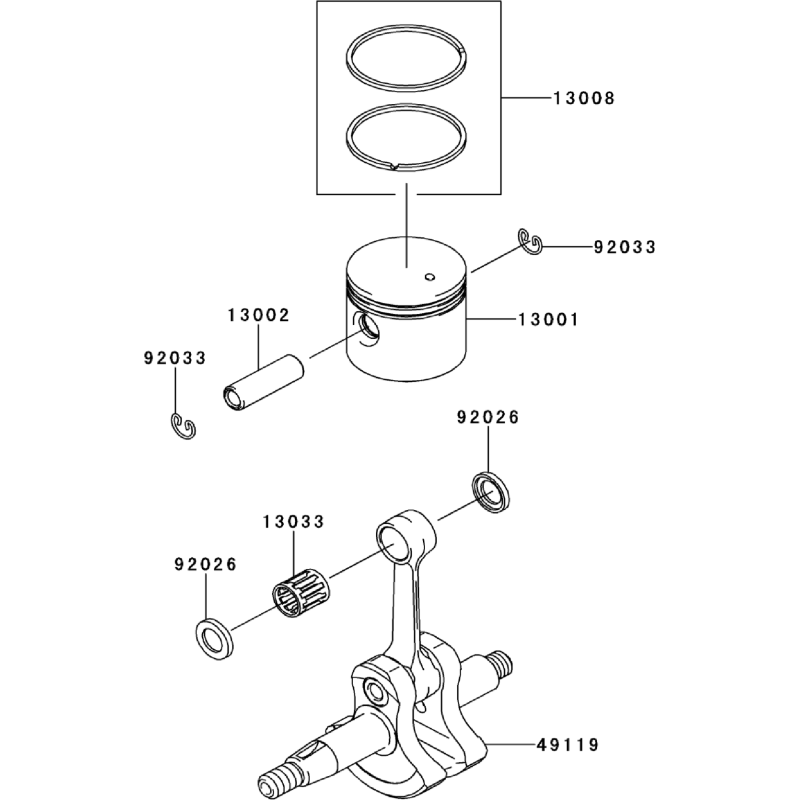RING-SNAP KW92033-2198 ORIGINALE K-JAPAN