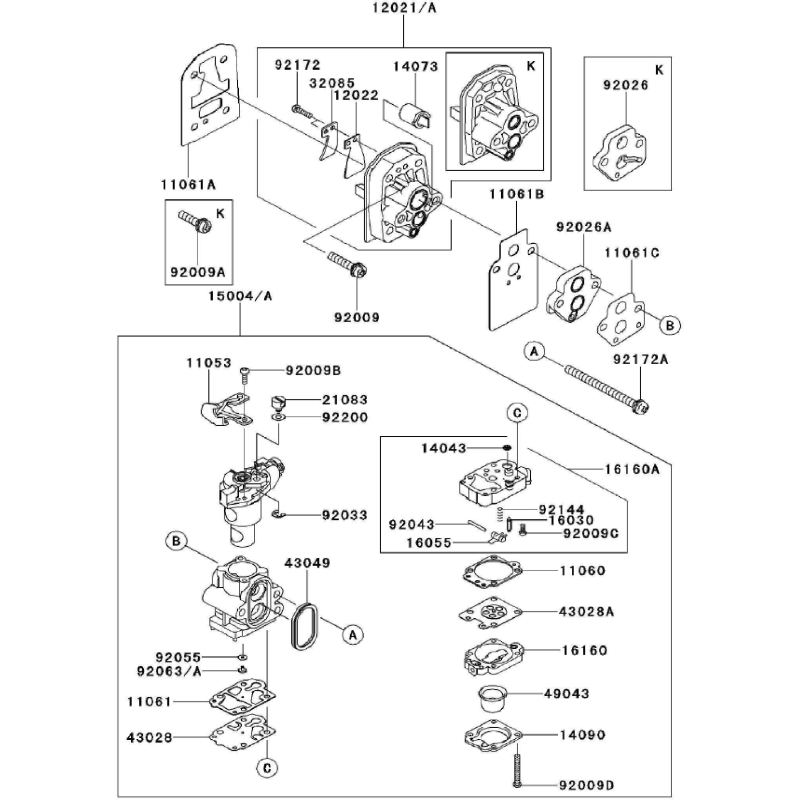EMBALAJE ORIGINAL K-JAPAN KW43049-2062