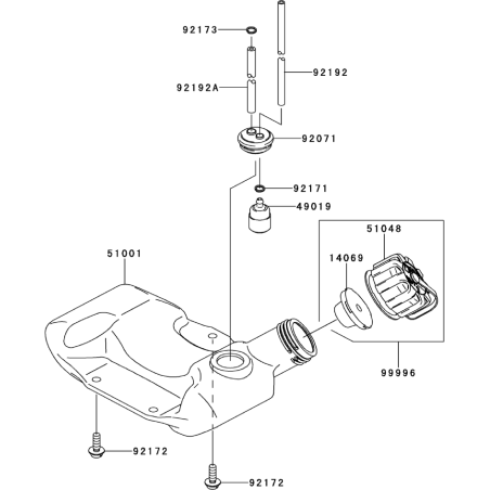 ABRAZADERA ORIGINAL K-JAPAN KW92171-2073 | Newgardenstore.eu