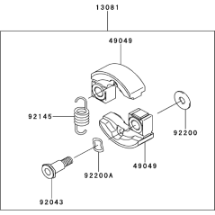 RESORTE KW92145-2205 ORIGINAL K-JAPAN | Newgardenstore.eu