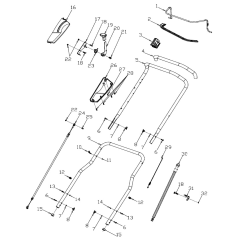 Unteres Bremskabel AGR8204151 ORIGINAL MGF | Newgardenstore.eu
