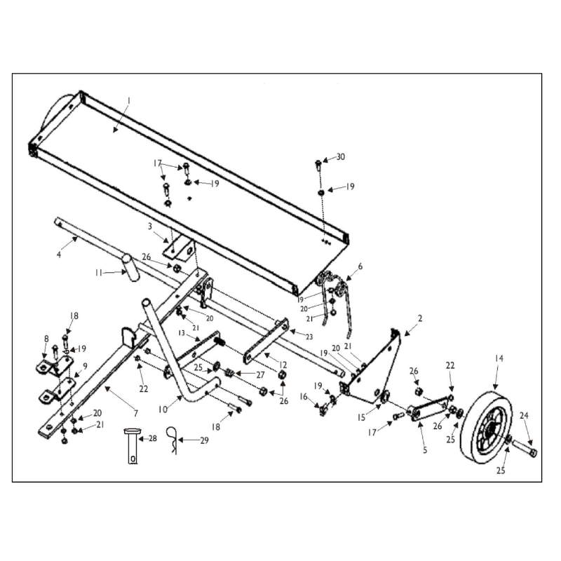 Upper tow hook attachment AGR4265 ORIGINALMGF