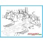 Exploded view lawn tractor frame 92cm GT 13/92 CASTELGARDEN GGP STIGA MOUNTFIELD