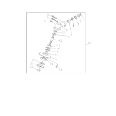 Paire d'engrenages coniques MGF AGR2402030 d'origine