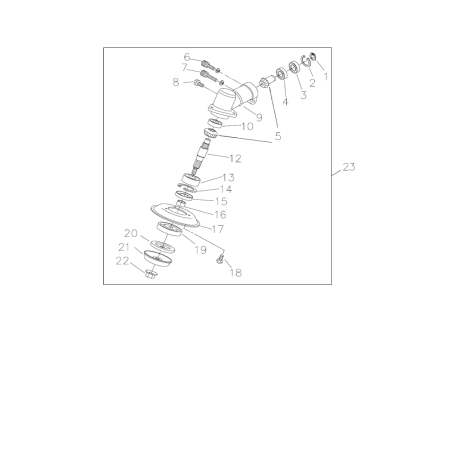 Par de engranajes cónicos ORIGINAL MGF AGR2402030 | Newgardenstore.eu