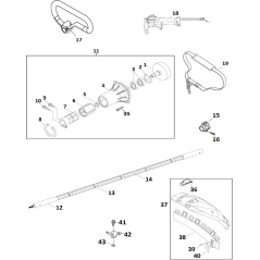 Tubo esterno (incl. 13) AGR2632100 ORIGINALE MGF | Newgardenstore.eu