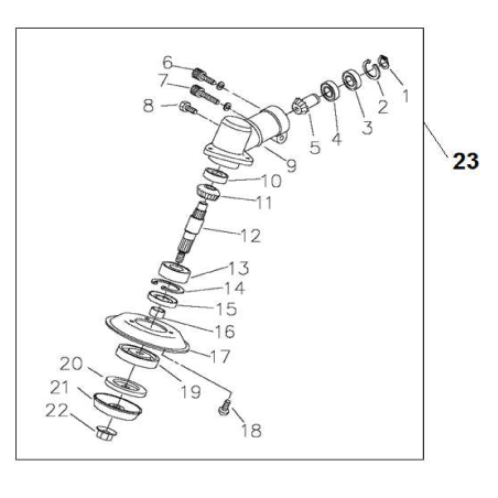 Piñón original MGF AGR2833030 | Newgardenstore.eu