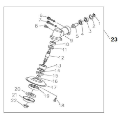 Tapa de cabezal ORIGINAL MGF AGR2833040 | Newgardenstore.eu