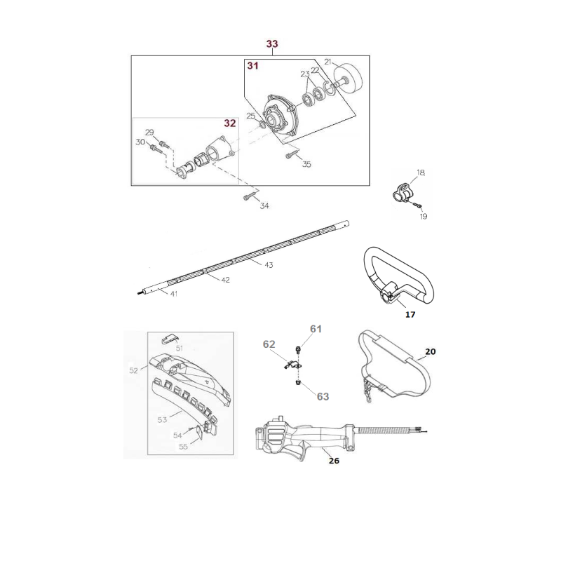 ANILLO DE CONTROL DEL ACELERADOR D.26 DK4000L BETA BELL GROUP BETA AGRG29 ORIGINAL MGF