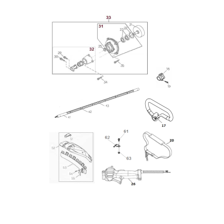 ANILLO DE CONTROL DEL ACELERADOR D.26 DK4000L BETA BELL GROUP BETA AGRG29 ORIGINAL MGF | Newgardenstore.eu