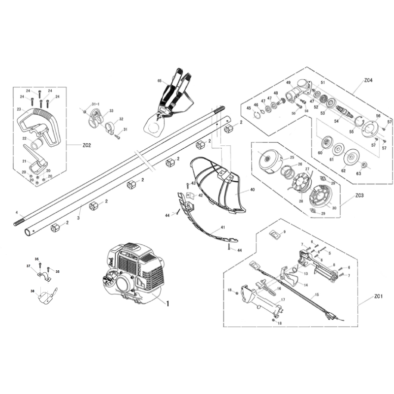 Originale MGF AGR32-48044 Welle