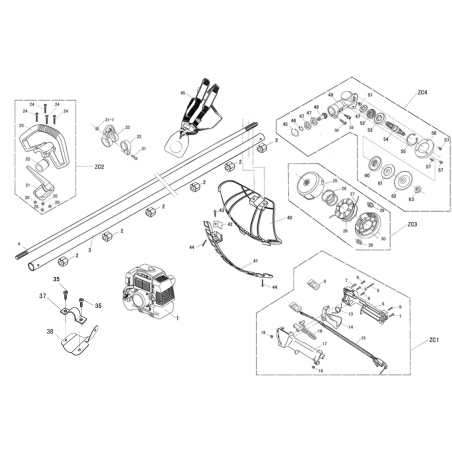 ORIGINAL MGF NB320L AGR326-42000 engine | Newgardenstore.eu