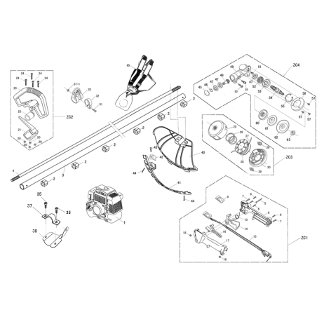 ORIGINAL MGF NB430 AGR436-42000 engine | Newgardenstore.eu