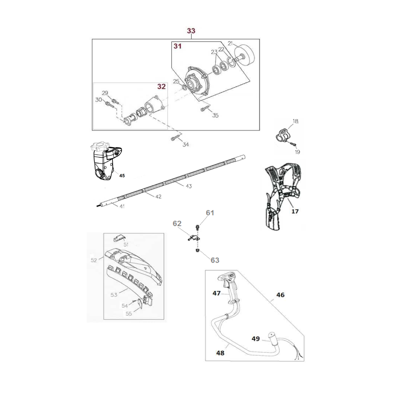 Original MGF AGR2601001 bike handlebar