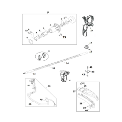 Juego de bridas para cables ORIGINAL MGF AGR2801011