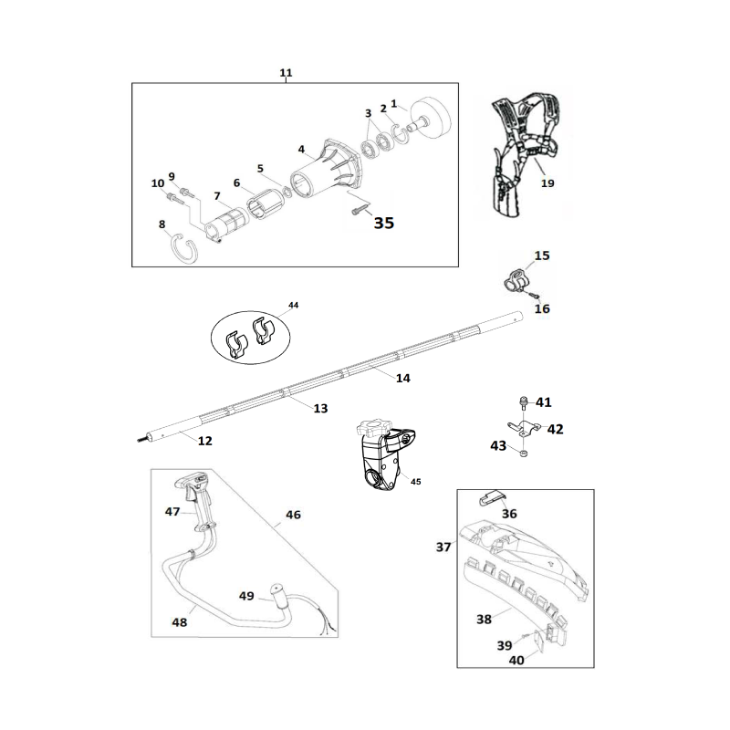 ORIGINAL MGF AGR2801011 cable tie set