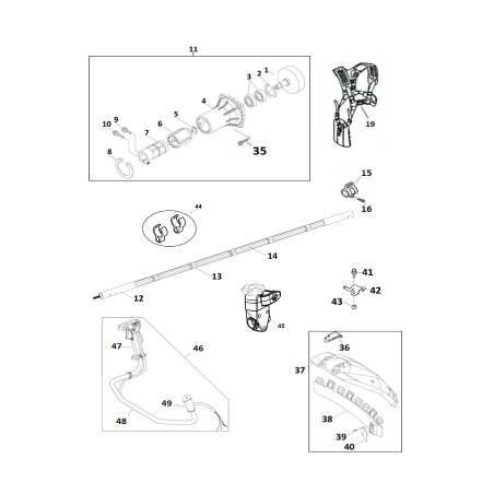 ORIGINAL MGF AGR2801011 Kabelbinder-Set | Newgardenstore.eu