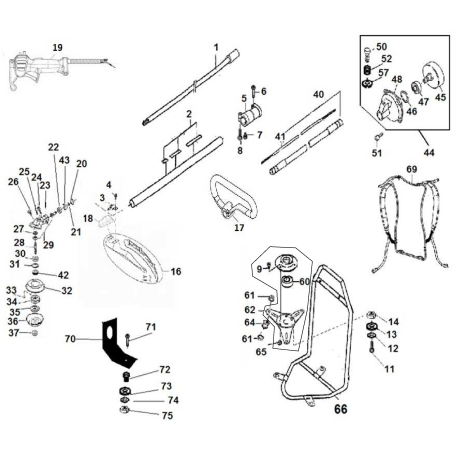ORIGINAL MGF AGR53K1000 engine support plate | Newgardenstore.eu