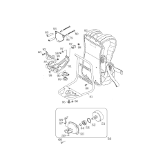 Supporto posteriore AGR51K1000 ORIGINALE MGF