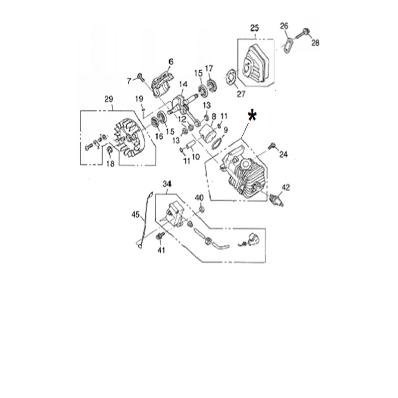 Oil seal AGR2501065 ORIGINAL MGF