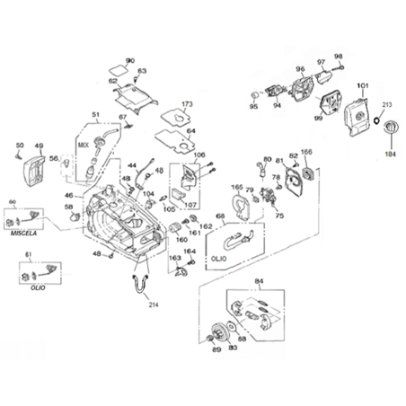 Tuyau d'aspiration d'huile * M25 M25 AGR2501200 MGF d'origine | Newgardenstore.eu