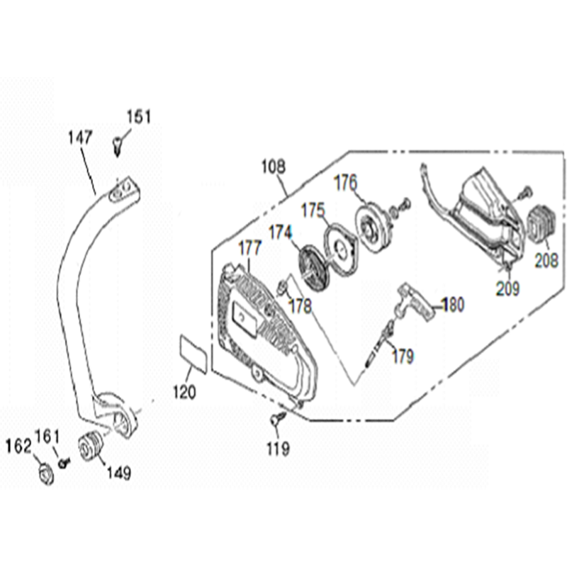 Anlasserknopf. M25 AGR2501530 ORIGINAL MGF