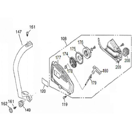 STARTER KNOB. M25 AGR2501530 ORIGINAL MGF | Newgardenstore.eu