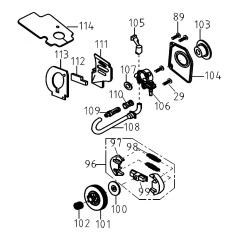 FRICTION SPRING. TCS2600/M25 AGR2640960 ORIGINAL MGF