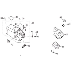 TAPA DE CILINDRO T.V. * . M38 (TIPO ANTIGUO) AGR3801835 ORIGINAL MGF | Newgardenstore.eu