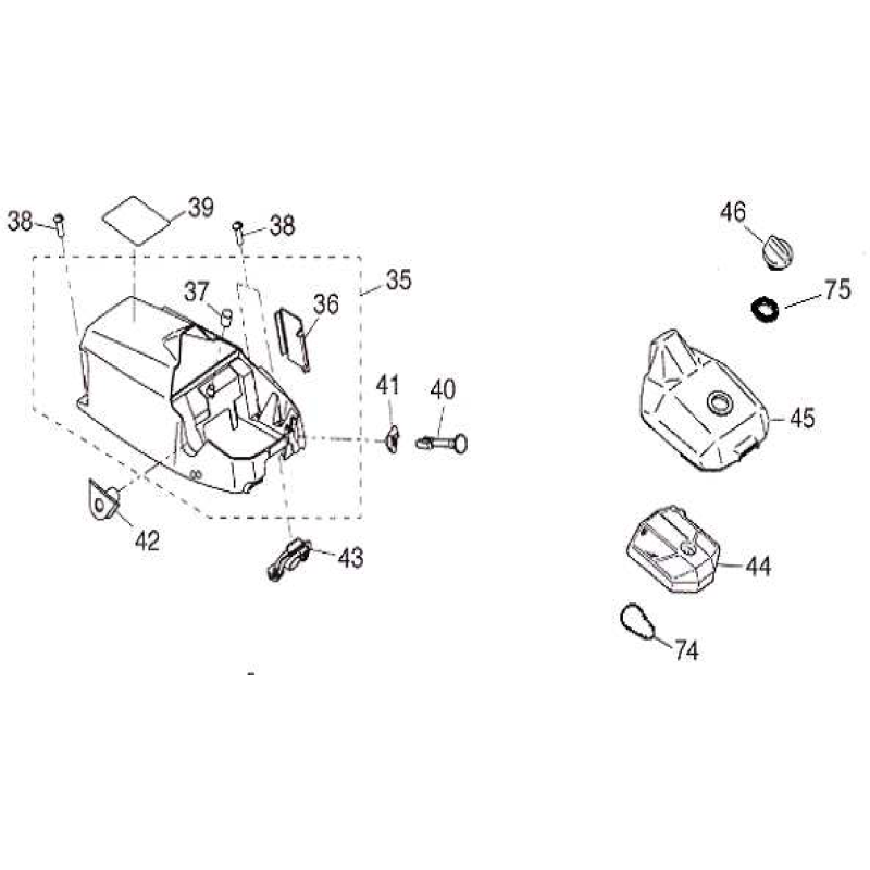 TAPA DE CILINDRO T.V. * . M38 (TIPO ANTIGUO) AGR3801835 ORIGINAL MGF