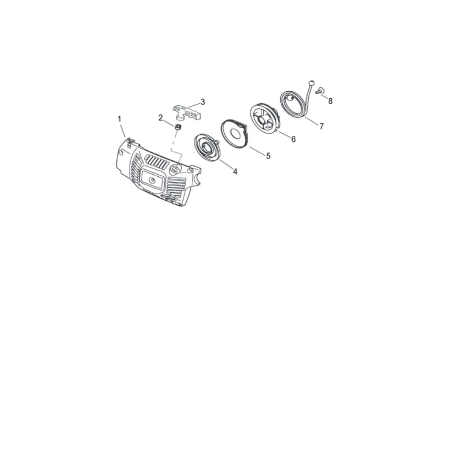 STARTER SPRING. M38 AGR3801620 ORIGINAL MGF | Newgardenstore.eu