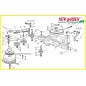 Exploded view transmission lawn tractor 92cm TC 13 5/92 B CASTELGARDEN GGP STIGA spare parts