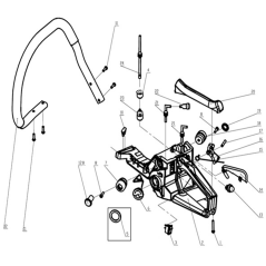 Tubo sfiato miscela/aria AGR4613020 ORIGINALE MGF