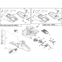 Couvercle de filtre à air. M52 AGR5204810 MGF d'origine