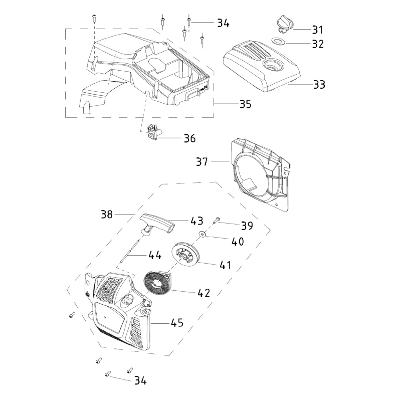 Molla avviamento AGR5000290 ORIGINALE MGF