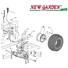 Expelled transmission tractor SD108 XDL170 CASTELGARDEN 2002-2013 spare parts | Newgardenstore.eu