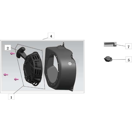 Original MGF AGR8210860 starter | Newgardenstore.eu
