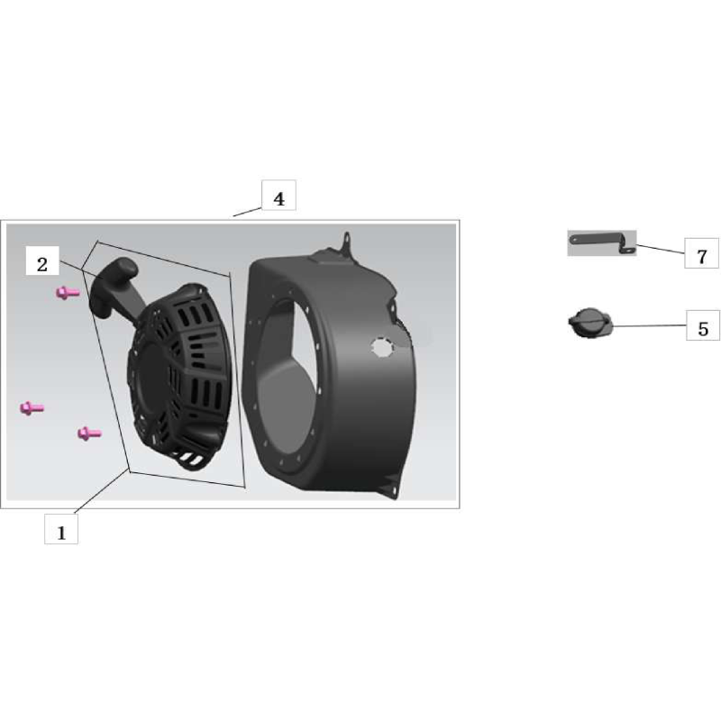 Interruptor de parada AGR8210870 ORIGINAL MGF